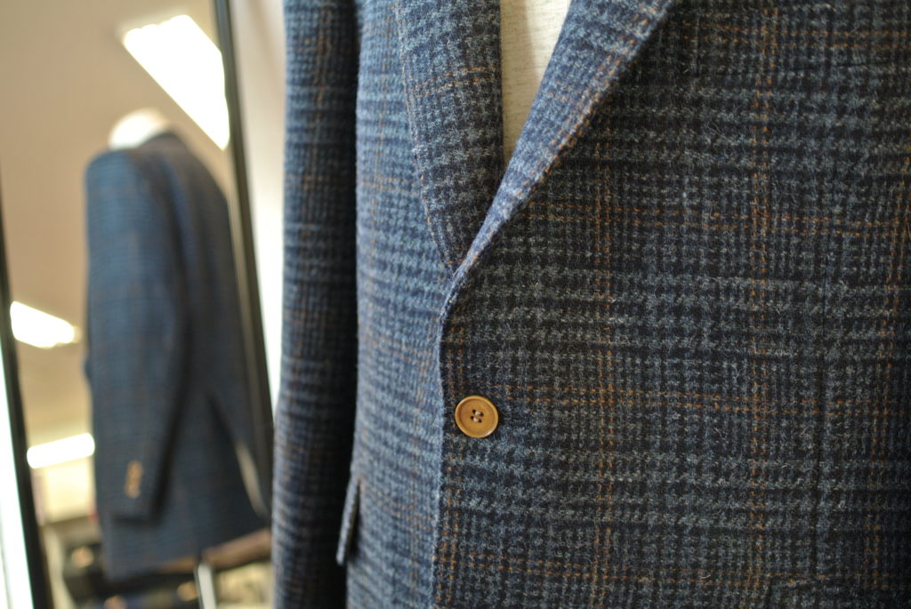 スコットランドが織りなす風合い新柄ハリスツイードのジャケットお仕立て オーダースーツ アスター 千葉・佐倉市うすい 八千代市・村上